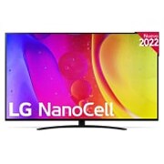 LG Televisor LG 4K Nanocell, Procesador de Gran Potencia 4K a5 Gen 5, compatible con formatos HDR 10, HLG y HGiG, Smart TV webOS22., 55NANO826QB