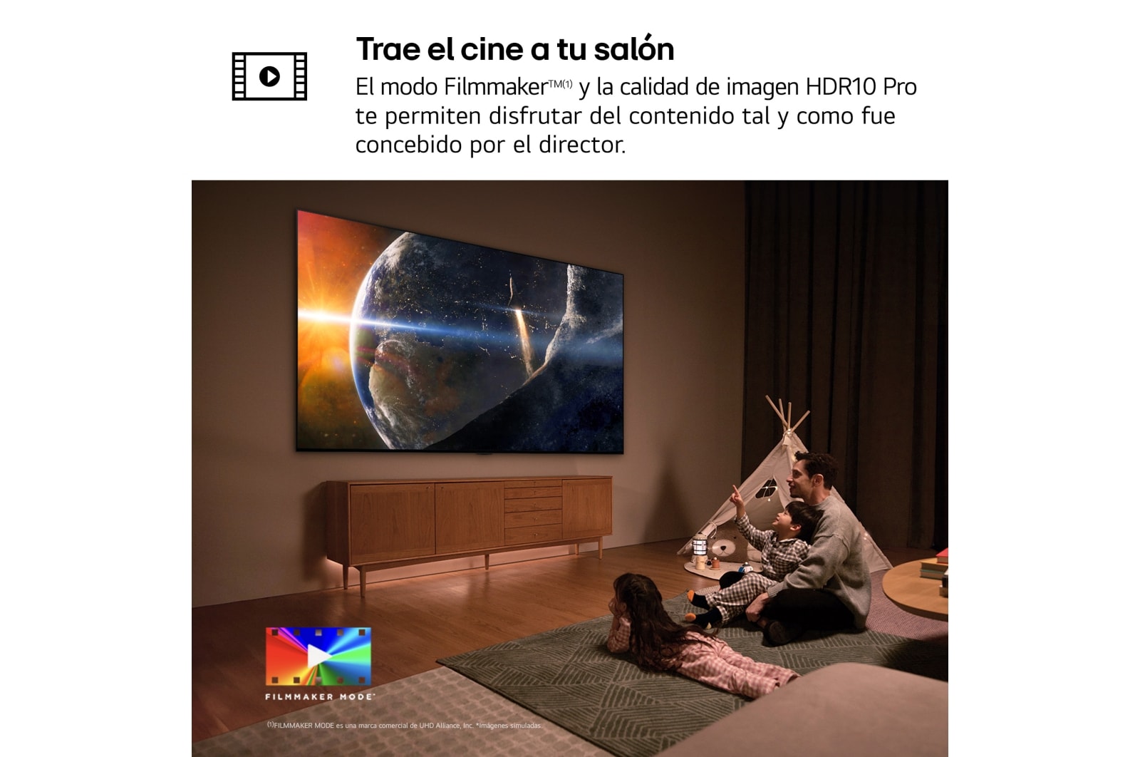 LG 55 pulgadas TV LG NANOCELL 4K serie AI NANO82  con Smart TV WebOS24, 55NANO82T6B