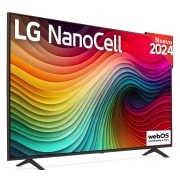 LG 55 pulgadas TV LG NANOCELL 4K serie NANO82  con Smart TV WebOS24, 55NANO82T6B