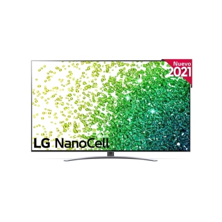 Vista frontal del LG NanoCell TV