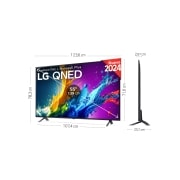 LG 55 pulgadas TV LG QNED 4K serie QNED80  con Smart TV WebOS24, 55QNED80T6A