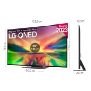 LG TV LG  QNED 4K de 55'' Serie 82, Procesador Gran Potencia, HDR10 / Dolby Digital Plus, Smart TV webOS23, perfecto para Gaming., 55QNED826RE