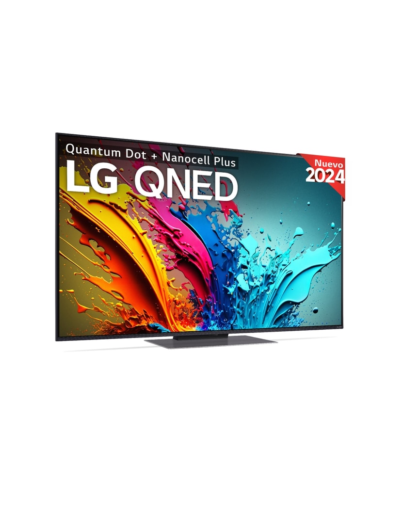 LG 86 pulgadas TV LG QNED 4K serie AI QNED86  con Smart TV WebOS24, 86QNED86T6A