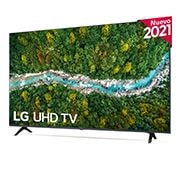 LG 4K UHD, SmartTV webOS 6.0, Procesador de Imagen 4K Quad Core [Clasificación energética G], 55UP77006LB