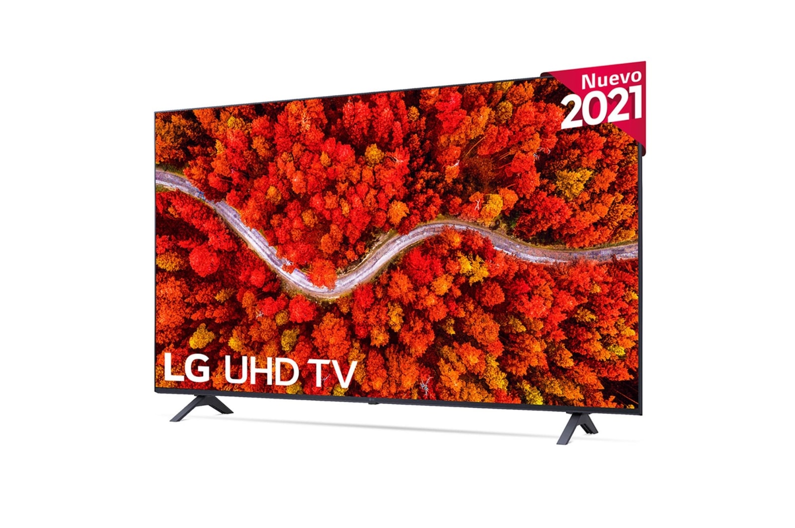 LG 4K UHD, SmartTV webOS 6.0, Procesador de Imagen 4K Quad Core [Clasificación energética G], 55UP80006LA