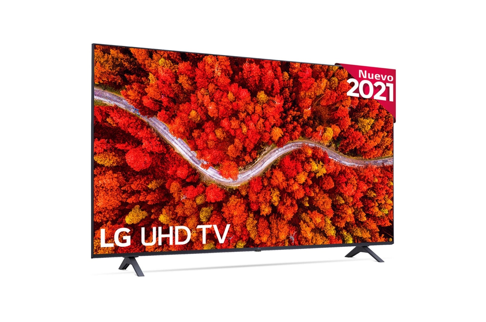 LG 4K UHD, SmartTV webOS 6.0, Procesador de Imagen 4K Quad Core [Clasificación energética G], 55UP80006LA