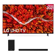 LG 4K UHD, SmartTV webOS 6.0, Procesador de Imagen 4K Quad Core [Clasificación energética G], 55UP80006LA