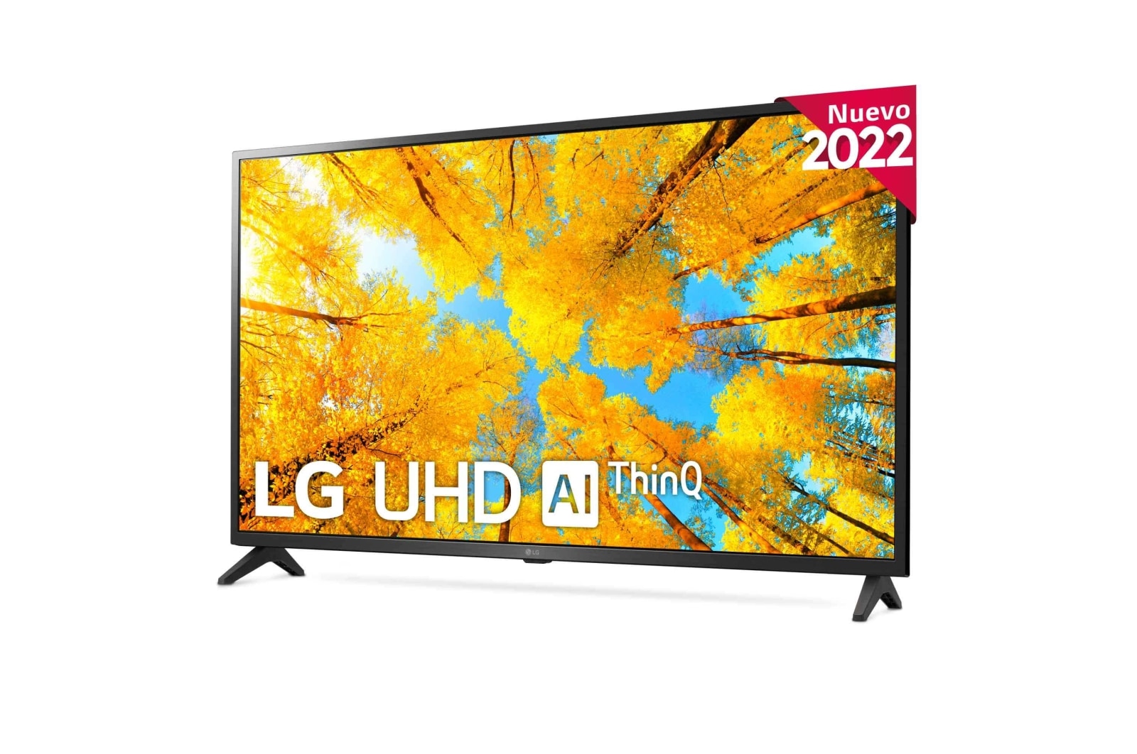 LG Televisor LG 4K UHD, Procesador de Gran Potencia 4K a5 Gen 5, compatible con formatos HDR 10, HLG y HGiG, Smart TV webOS22., 43UQ76906LE