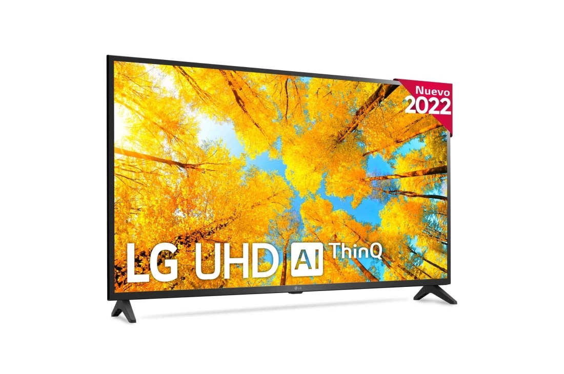 LG Televisor LG 4K UHD, Procesador de Gran Potencia 4K a5 Gen 5, compatible con formatos HDR 10, HLG y HGiG, Smart TV webOS22., 43UQ75006LF