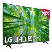 LG Televisor LG 4K UHD, Procesador de Gran Potencia 4K a5 Gen 5, compatible con formatos HDR 10, HLG y HGiG, Smart TV webOS22., 55UQ80006LB