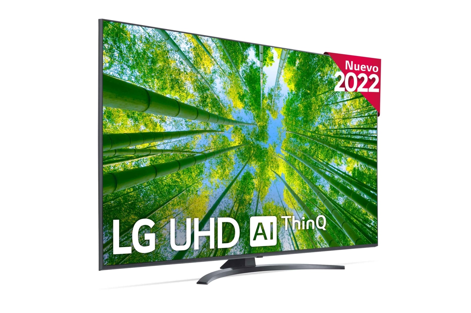 LG Televisor LG 4K UHD, Procesador de Gran Potencia 4K α5 Gen 5, compatible con formatos HDR 10, HLG y HGiG, Smart TV webOS22., 55UQ81006LB