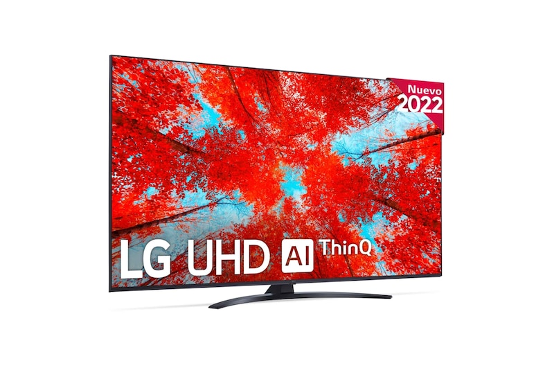 LG Televisor LG 4K UHD, Procesador de Gran Potencia 4K a5 Gen 5, compatible con formatos HDR 10, HLG y HGiG, Smart TV webOS22., 55UQ91006LA