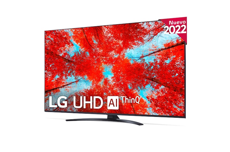 LG Televisor LG 4K UHD, Procesador de Gran Potencia 4K a5 Gen 5, compatible con formatos HDR 10, HLG y HGiG, Smart TV webOS22., 55UQ91006LA