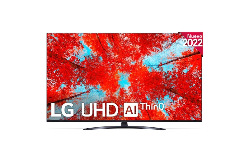 LG Televisor LG 4K UHD, Procesador de Gran Potencia 4K a5 Gen 5, compatible con formatos HDR 10, HLG y HGiG, Smart TV webOS22., 55UQ91006LA