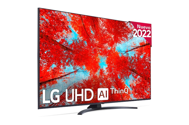 LG Televisor LG 4K UHD, Procesador de Gran Potencia 4K a5 Gen 5, compatible con formatos HDR 10, HLG y HGiG, Smart TV webOS22., 55UQ91006LA