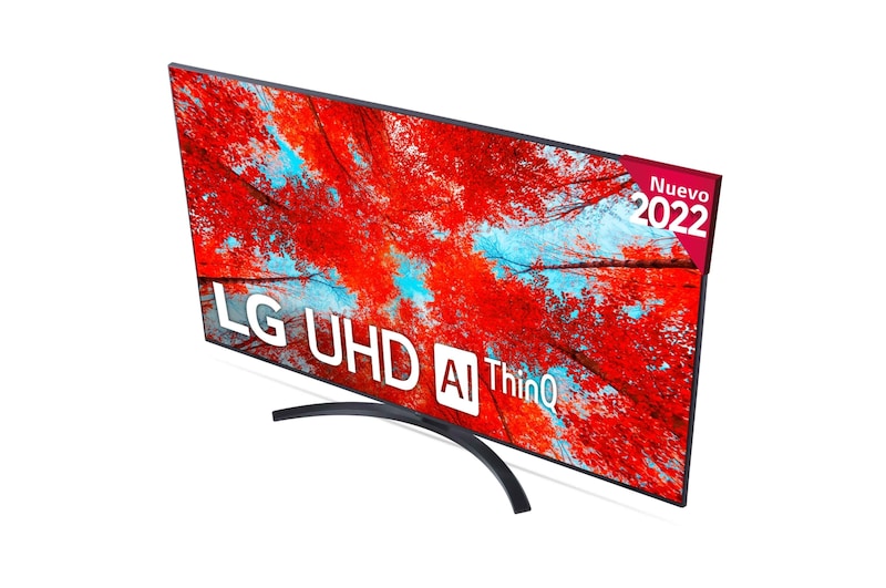 LG Televisor LG 4K UHD, Procesador de Gran Potencia 4K a5 Gen 5, compatible con formatos HDR 10, HLG y HGiG, Smart TV webOS22., 55UQ91006LA