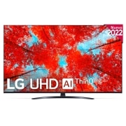 LG Televisor LG 4K UHD, Procesador de Gran Potencia 4K a5 Gen 5, compatible con formatos HDR 10, HLG y HGiG, Smart TV webOS22., 55UQ91006LA
