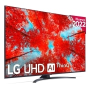 LG Televisor LG 4K UHD, Procesador de Gran Potencia 4K a5 Gen 5, compatible con formatos HDR 10, HLG y HGiG, Smart TV webOS22., 55UQ91006LA