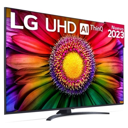 A front view of the LG UHD TV