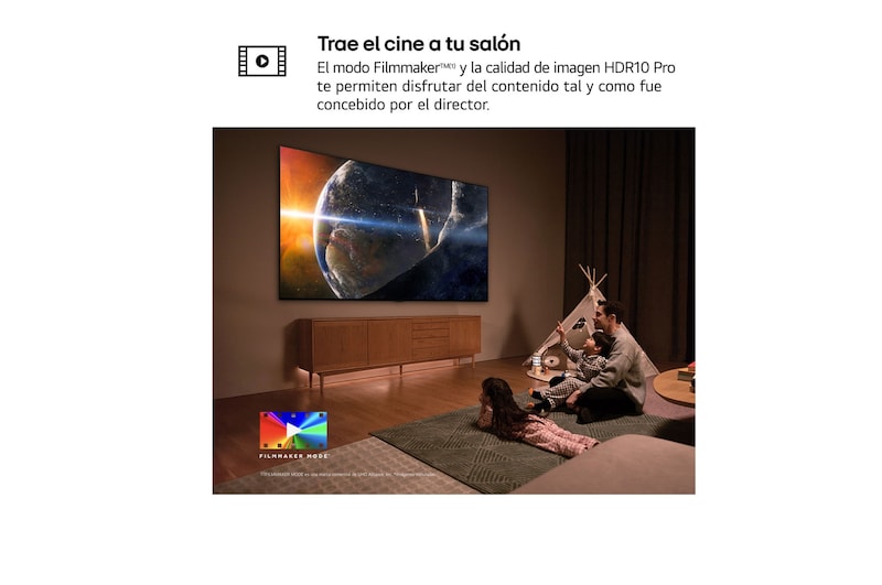 LG 55 pulgadas TV LG UHD AI 4K serie UT73 con Smart TV WebOS24, 55UT73006LA