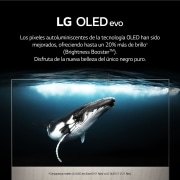 LG Televisor LG  4K OLED evo EASEL, Procesador Inteligente de Máxima Potencia 4K a9 Gen 5 con IA, compatible con el 100% de formatos HDR, HDR Dolby Vision y Dolby Atmos.  Smart TV webOS22. Exclusivo y elegante diseño en caballete., 65ART90E6QA