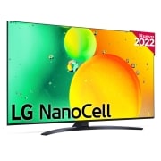LG Televisor LG 4K Nanocell, Procesador de Gran Potencia 4K a5 Gen 5, compatible con formatos HDR 10, HLG y HGiG, Smart TV webOS22, 65NANO766QA