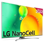 LG Televisor LG 4K Nanocell, Procesador de Gran Potencia 4K a5 Gen 5, compatible con formatos HDR 10, HLG y HGiG, Smart TV webOS22, 65NANO786QA