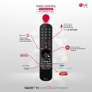 LG 4K NanoCell, SmartTV webOS 6.0, Procesador Inteligente 4K α7 Gen4 con AI, HDR Dolby Vision, DOLBY ATMOS  [Clase de eficiencia energética G], 65NANO896PC