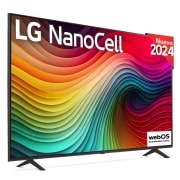 LG 65 pulgadas TV LG NANOCELL 4K serie NANO82  con Smart TV WebOS24, 65NANO82T6B