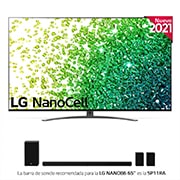 LG 4K NanoCell, SmartTV webOS 6.0, Procesador Inteligente 4K α7 Gen4 con AI, HDR Dolby Vision, DOLBY ATMOS [Clase de eficiencia energética F], 65NANO866PA