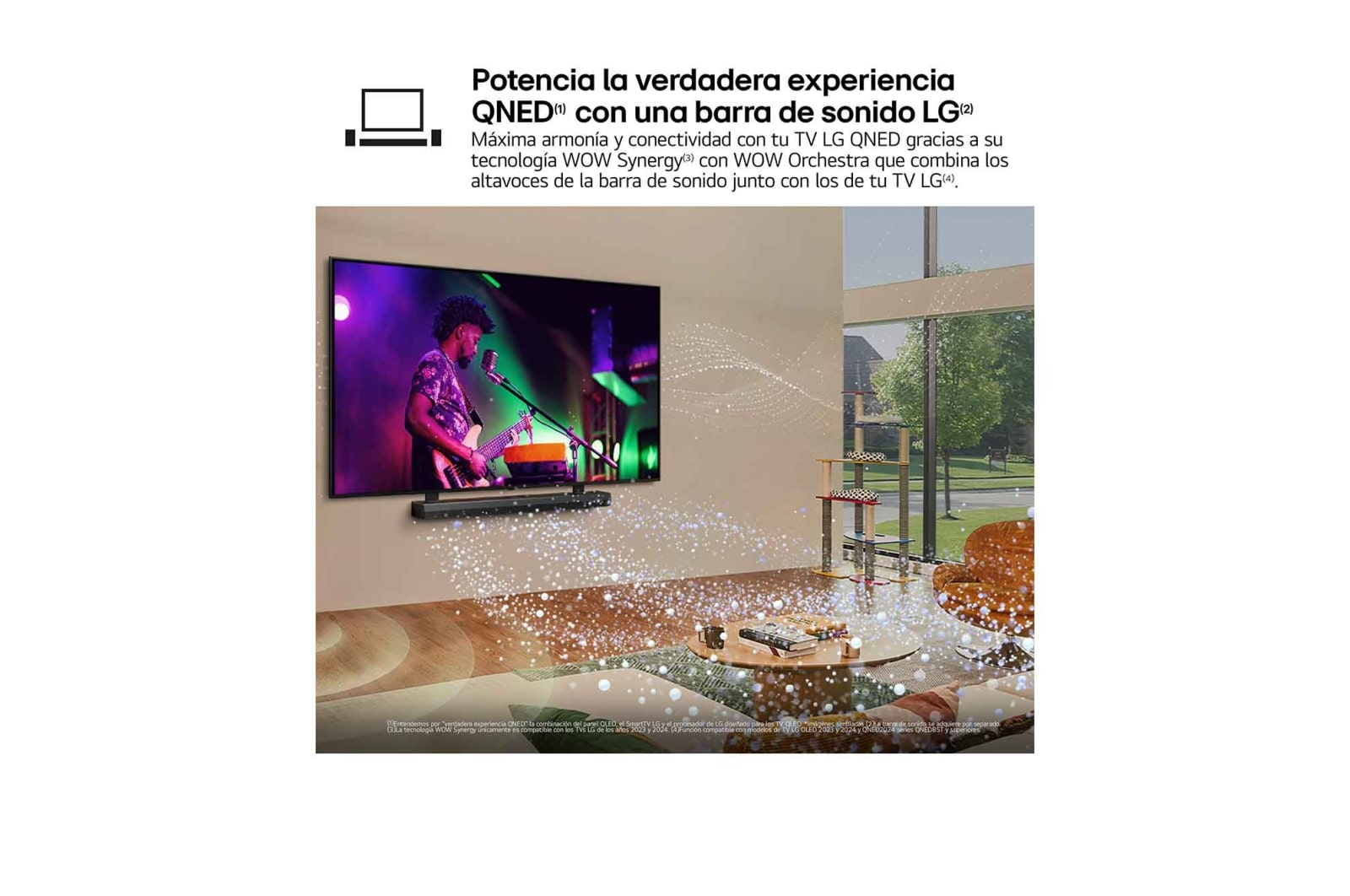 LG 65 pulgadas Smart TV LG AI QNED85 4K 2024, 65QNED85T6C