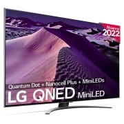 LG Televisor LG 4K QNED Mini LED, Procesador Inteligente de Gran Potencia 4K a7 Gen 5 con IA, compatible con el 100% de formatos HDR, HDR Dolby Vision y Dolby Atmos, Smart TV webOS22, perfecto para Gaming, 65QNED876QB