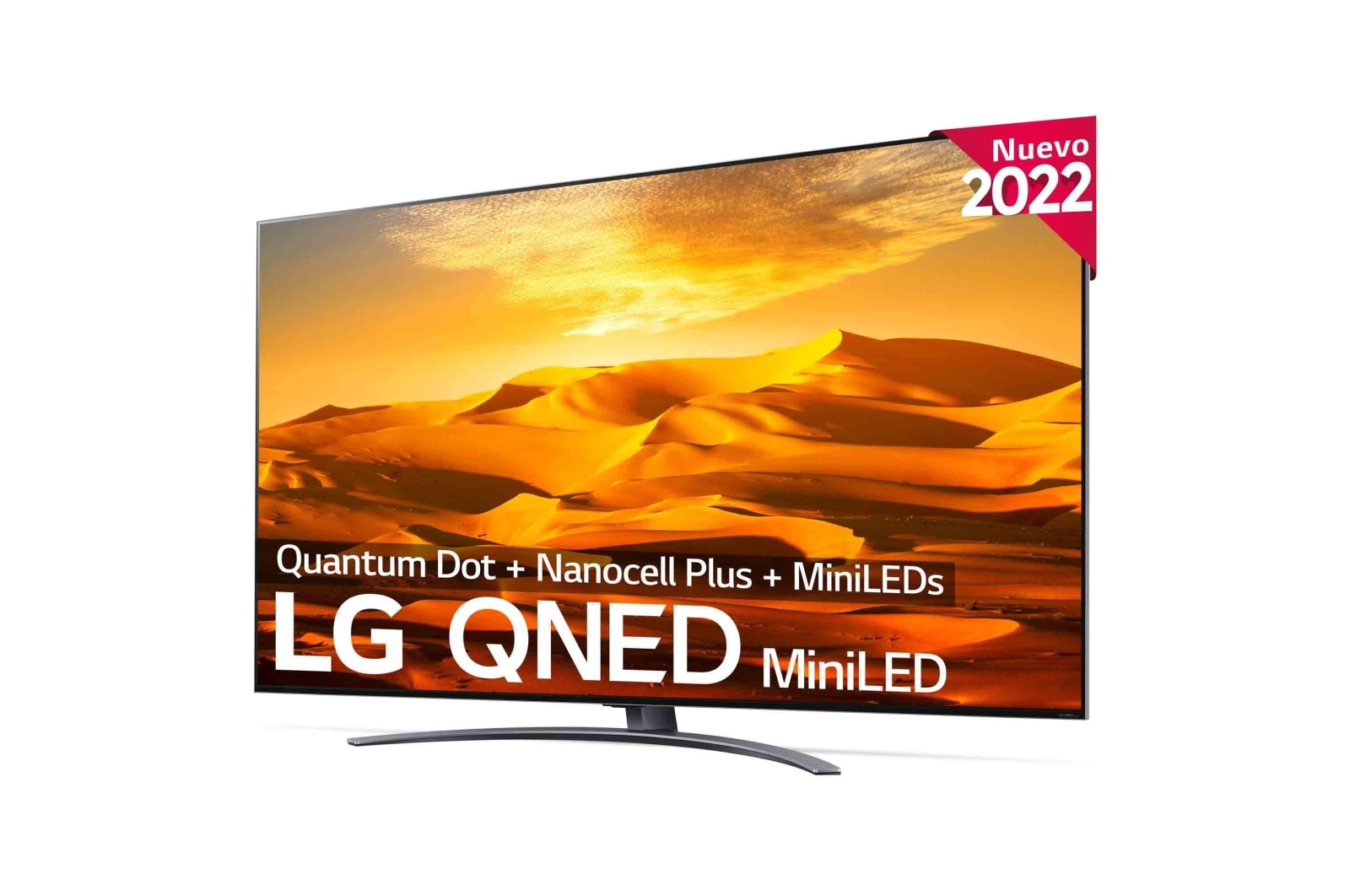 LG Televisor LG 4K QNED Mini LED, Procesador Inteligente de Gran Potencia 4K α7 Gen 5 con IA, compatible con el 100% de formatos HDR, HDR Dolby Vision y Dolby Atmos, Smart TV webOS22, perfecto para Gaming, 65QNED916QA