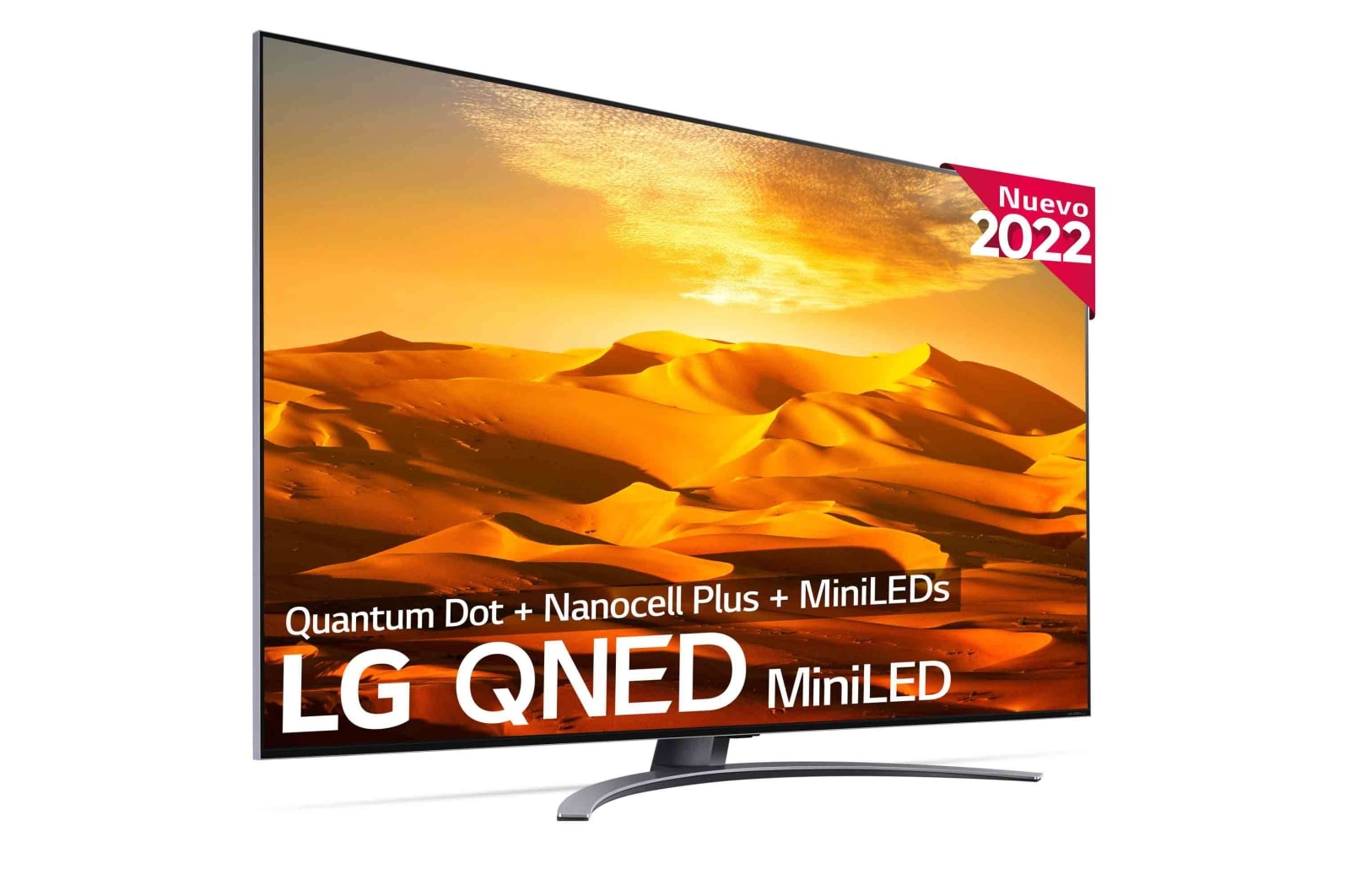 LG Televisor LG 4K QNED Mini LED, Procesador Inteligente de Gran Potencia 4K α7 Gen 5 con IA, compatible con el 100% de formatos HDR, HDR Dolby Vision y Dolby Atmos, Smart TV webOS22, perfecto para Gaming, 65QNED916QA