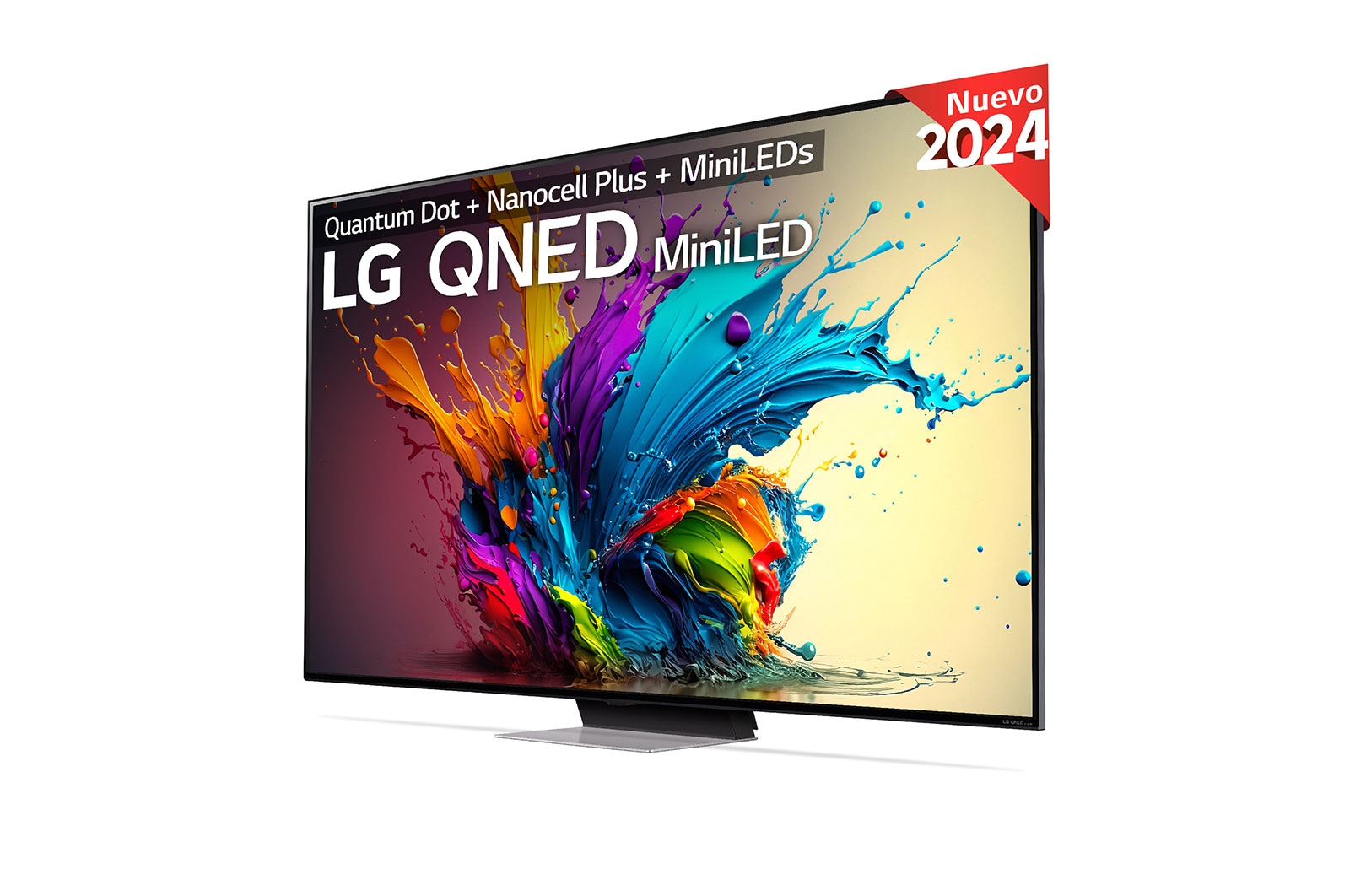 LG 65 pulgadas TV LG QNED MiniLED 4K serie AI QNED91  con Smart TV WebOS24, 65QNED91T6A