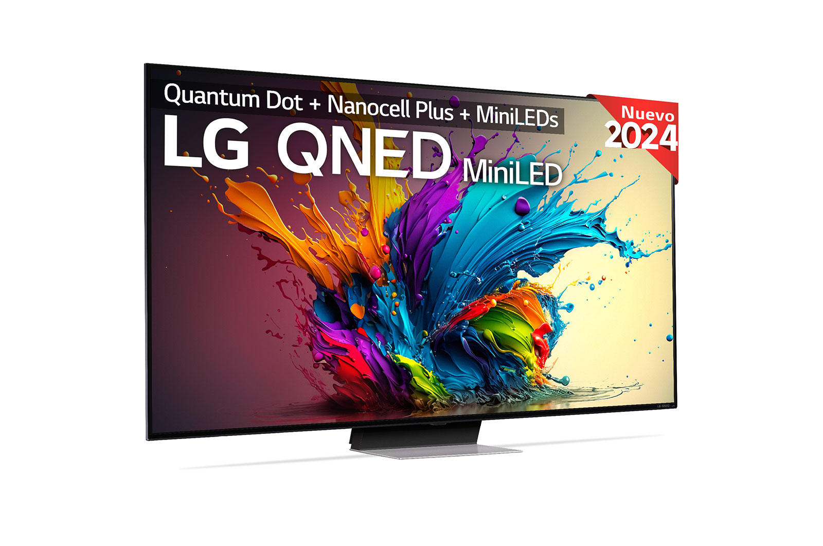 LG 65 pulgadas TV LG QNED MiniLED 4K serie AI QNED91  con Smart TV WebOS24, 65QNED91T6A