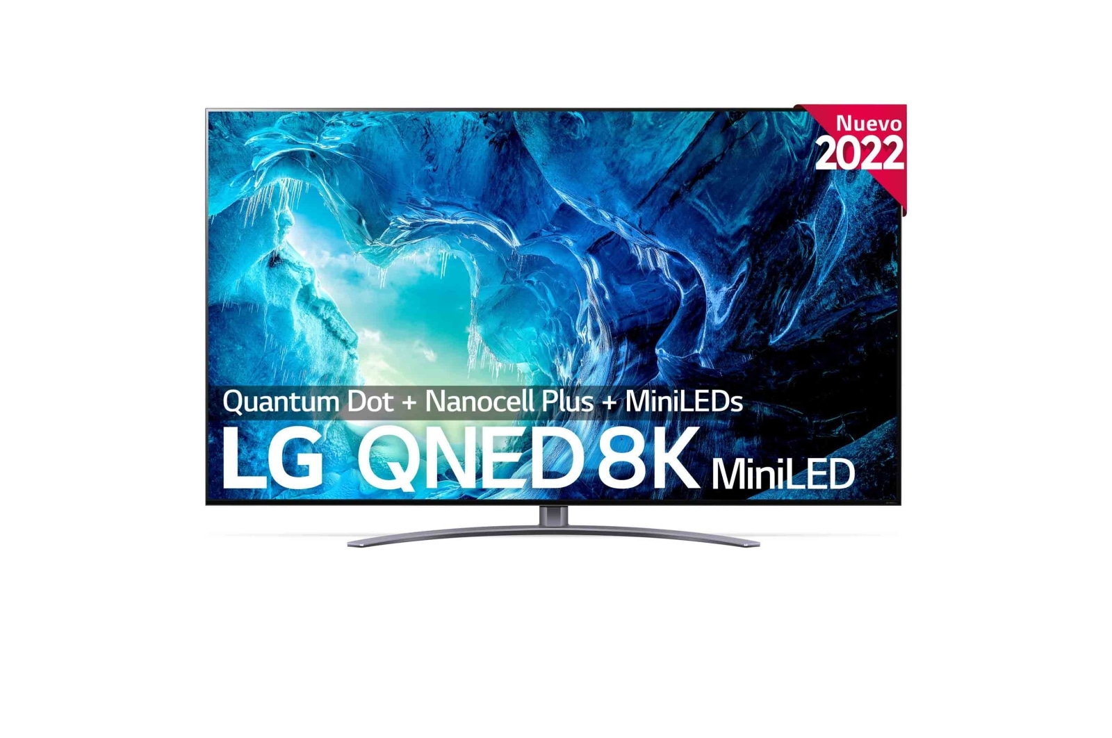 LG Televisor LG 8K QNED Mini LED, Procesador Inteligente de Máxima Potencia 8K a9 Gen 5 con IA, compatible con el 100% de formatos HDR, HDR Dolby Vision y Dolby Atmos, Smart TV webOS22, 65QNED966QA