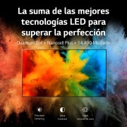 LG TV LG QNED MiniLED 8K 65'' Serie 99, Procesador Máxima Potencia, Dolby Vision / Dolby Atmos, Smart TV webOS22, perfecto para gaming., 65QNED999QB