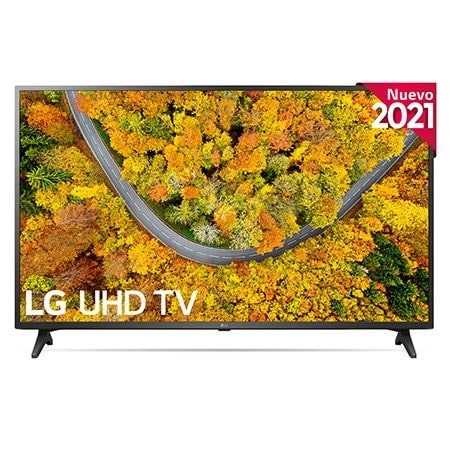 Vista frontal del LG UHD TV