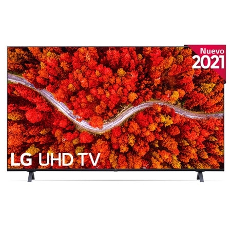 Vista frontal del LG UHD TV