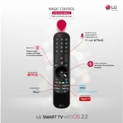 LG Televisor LG 4K UHD, Procesador de Gran Potencia 4K a5 Gen 5, compatible con formatos HDR 10, HLG y HGiG, Smart TV webOS22., 65UQ80006LB