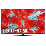 LG Televisor LG 4K UHD, Procesador de Gran Potencia 4K a5 Gen 5, compatible con formatos HDR 10, HLG y HGiG, Smart TV webOS22., 65UQ91006LA