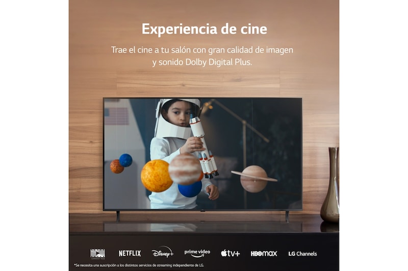 LG Outlet TV LG UHD 4K de 65'' Serie 78, Procesador Alta Potencia, HDR10 / Dolby Digital Plus, Smart TV webOS23., 65UR78006LK