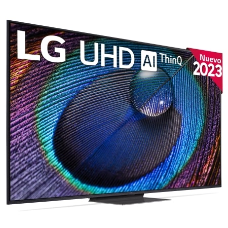 TV LG  UHD 4K de 65'' Serie 91, Procesador Alta Potencia, HDR10 / Dolby Digital Plus, SmarTV webOS23, 