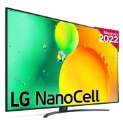 LG Televisor LG 4K Nanocell, Procesador de Gran Potencia 4K a5 Gen 5, compatible con formatos HDR 10, HLG y HGiG, Smart TV webOS22, 70NANO766QA