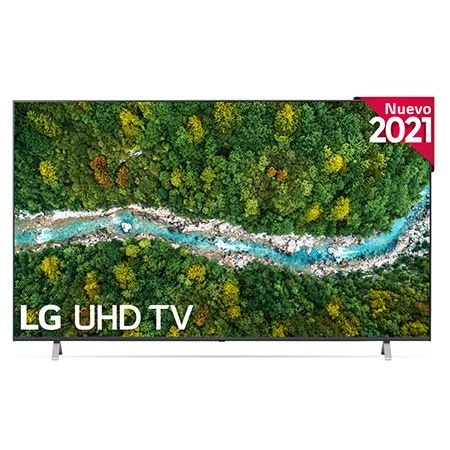 Vista frontal del LG UHD TV