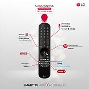 LG 4K UHD, SmartTV webOS 6.0, Procesador de Imagen 4K Quad Core [Clasificación energética G], 70UP77006LB