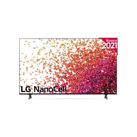 Vista frontal del LG NanoCell TV