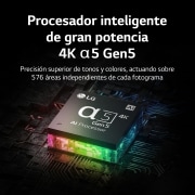 LG Televisor LG 4K Nanocell, Procesador de Gran Potencia 4K a5 Gen 5, compatible con formatos HDR 10, HLG y HGiG, Smart TV webOS22, 75NANO756QA