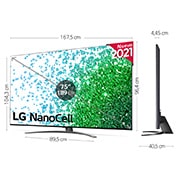 LG 4K NanoCell, SmartTV webOS 6.0, Procesador de Imagen 4k Quad Core [Clase de eficiencia energética F], 75NANO816PA